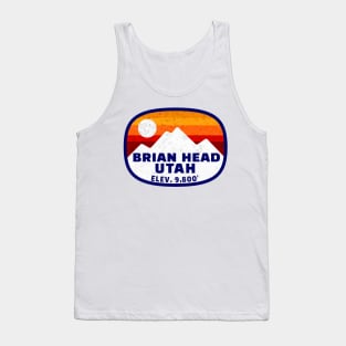 Ski Brian Head Utah Skiing Winter Sports Snowboarding Tank Top